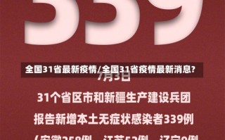 全国31省最新疫情/全国31省疫情最新消息?