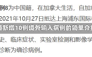 上海新增10例境外输入病例的简单介绍