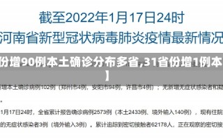 【31省份增90例本土确诊分布多省,31省份增1例本土确诊】