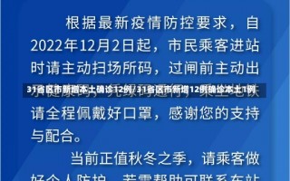 31省区市新增本土确诊12例/31省区市新增12例确诊本土1例