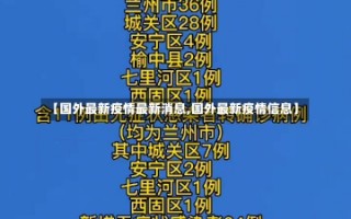 【国外最新疫情最新消息,国外最新疫情信息】