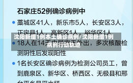 沈阳新增1例本土确诊病例/沈阳新增1例病例行动轨迹