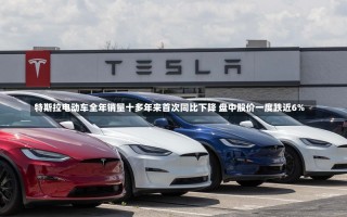 特斯拉电动车全年销量十多年来首次同比下降 盘中股价一度跌近6%