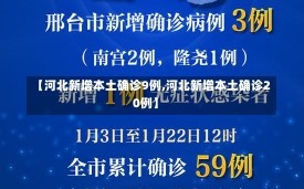 【河北新增本土确诊9例,河北新增本土确诊20例】