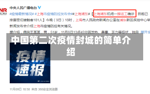 中国第二次疫情封城的简单介绍