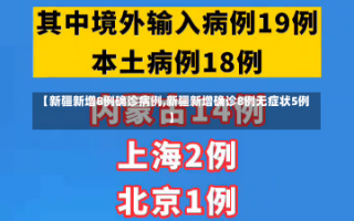 【新疆新增8例确诊病例,新疆新增确诊8例无症状5例】