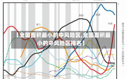 【全国面积最小的中风险区,全国面积最小的中风险区排名】