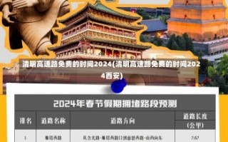 清明高速路免费的时间2024(清明高速路免费的时间2024西安)