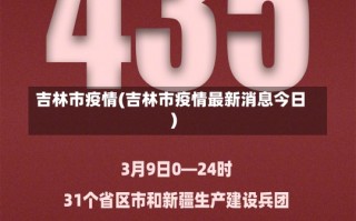 吉林市疫情(吉林市疫情最新消息今日)