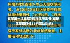 石家庄一地新增3例阳性感染者(石家庄新增阳性11例活动轨迹)