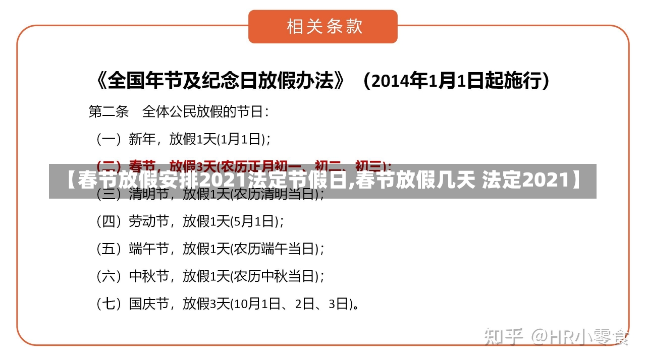 【春节放假安排2021法定节假日,春节放假几天 法定2021】-第2张图片-建明新闻