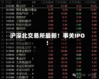 沪深北交易所最新！事关IPO！-第1张图片-建明新闻