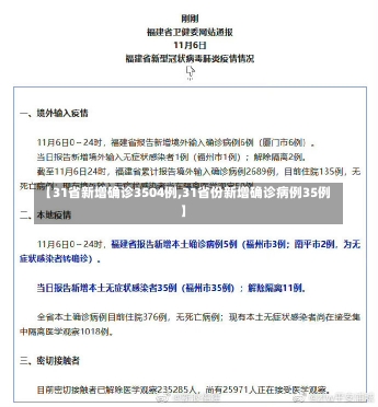 【31省新增确诊3504例,31省份新增确诊病例35例】-第2张图片-建明新闻