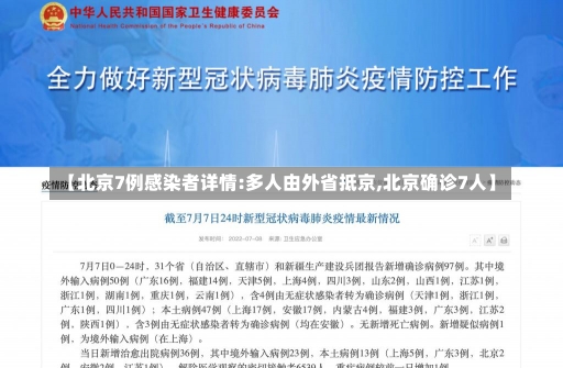 【北京7例感染者详情:多人由外省抵京,北京确诊7人】-第3张图片-建明新闻