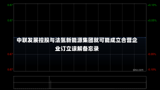 中联发展控股与法氢新能源集团就可能成立合营企业订立谅解备忘录-第2张图片-建明新闻