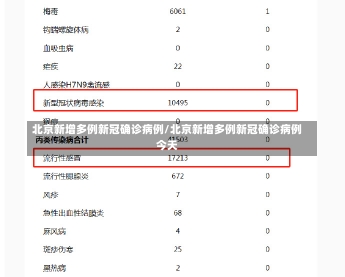 北京新增多例新冠确诊病例/北京新增多例新冠确诊病例今天-第2张图片-建明新闻