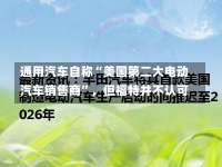 通用汽车自称“美国第二大电动汽车销售商”，但福特并不认可-第2张图片-建明新闻