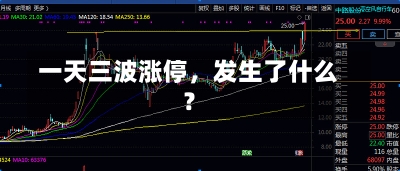 一天三波涨停，发生了什么？-第2张图片-建明新闻