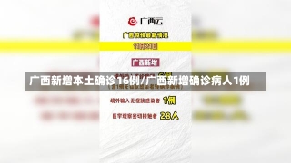 广西新增本土确诊16例/广西新增确诊病人1例-第2张图片-建明新闻