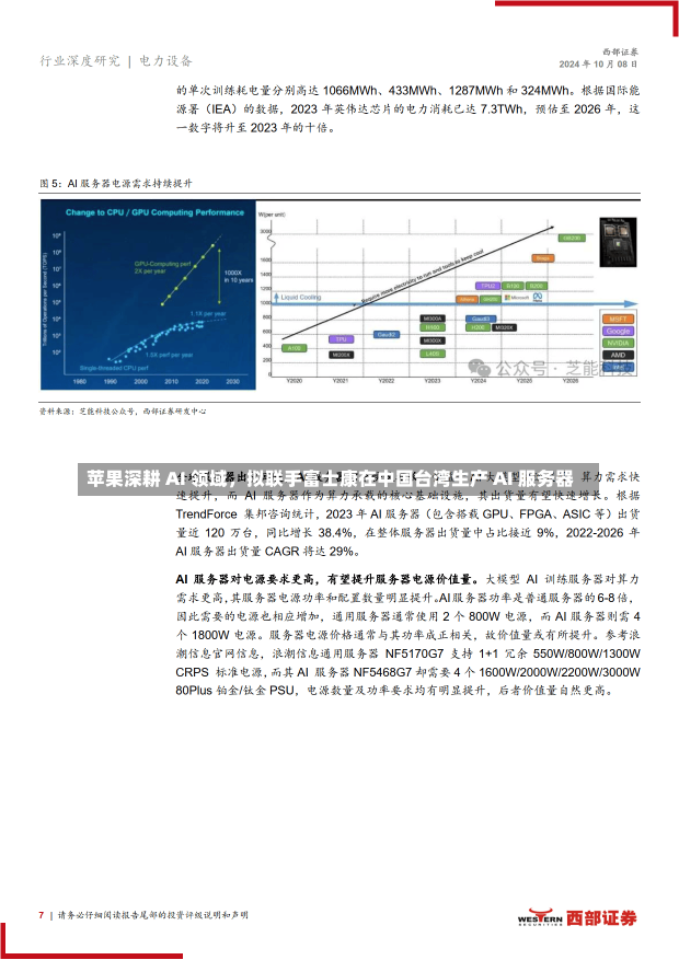 苹果深耕 AI 领域，拟联手富士康在中国台湾生产 AI 服务器-第2张图片-建明新闻