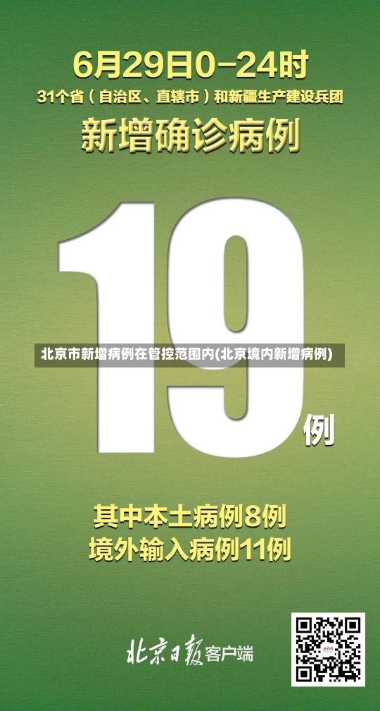 北京市新增病例在管控范围内(北京境内新增病例)-第3张图片-建明新闻