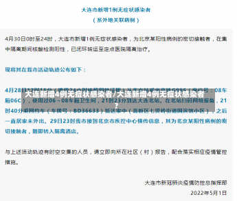 大连新增4例无症状感染者/大连新增4例无症状感染者?-第1张图片-建明新闻