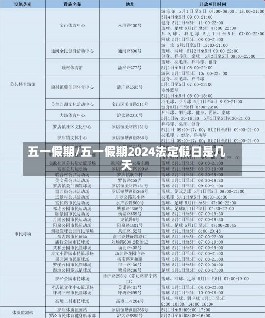 五一假期/五一假期2024法定假日是几天-第2张图片-建明新闻