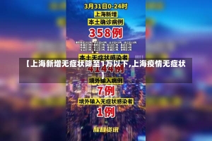 【上海新增无症状降至1万以下,上海疫情无症状】-第2张图片-建明新闻