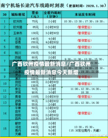 广西钦州疫情最新消息/广西钦州疫情最新消息今天新增-第2张图片-建明新闻