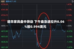 诺华家具盘中异动 下午盘急速拉升8.06%报0.994美元-第2张图片-建明新闻