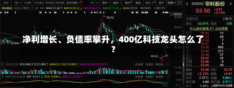 净利增长、负债率攀升，400亿科技龙头怎么了？-第1张图片-建明新闻