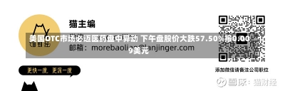 美国OTC市场必迈医药盘中异动 下午盘股价大跌57.50%报0.009美元-第2张图片-建明新闻