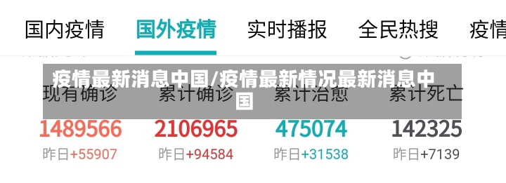 疫情最新消息中国/疫情最新情况最新消息中国-第2张图片-建明新闻