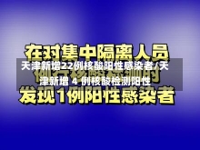 天津新增22例核酸阳性感染者/天津新增 4 例核酸检测阳性-第2张图片-建明新闻