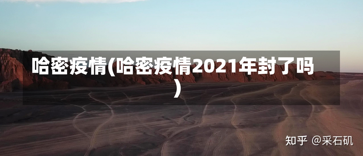 哈密疫情(哈密疫情2021年封了吗)-第1张图片-建明新闻