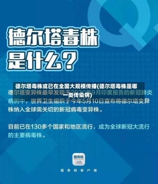 德尔塔毒株或已在全国大规模传播(德尔塔毒株是哪一类传染病)-第3张图片-建明新闻