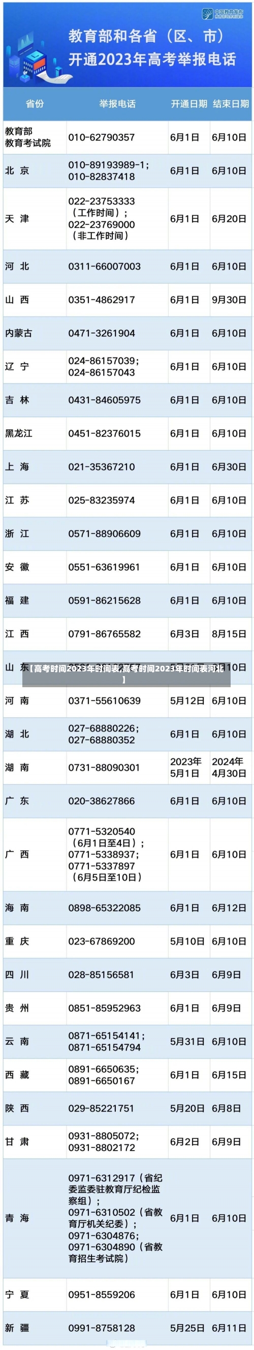 【高考时间2023年时间表,高考时间2023年时间表河北】-第1张图片-建明新闻