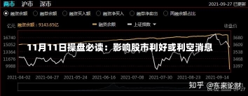 11月11日操盘必读：影响股市利好或利空消息-第3张图片-建明新闻