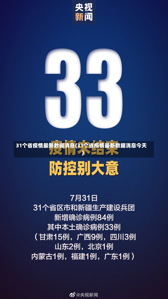 31个省疫情最新数据消息(31个省疫情最新数据消息今天)-第2张图片-建明新闻