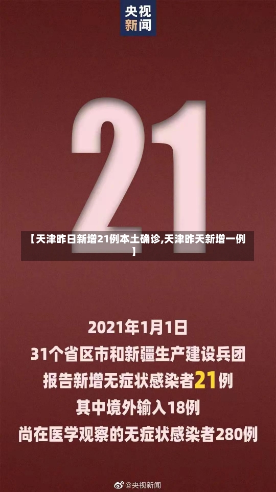 【天津昨日新增21例本土确诊,天津昨天新增一例】-第1张图片-建明新闻