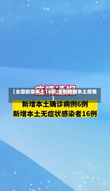 【全国新增本土16例,全国新增本土疫情】-第2张图片-建明新闻