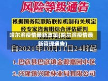 哈尔滨疫情最新政策(哈尔滨疫情最新管理通告)-第1张图片-建明新闻