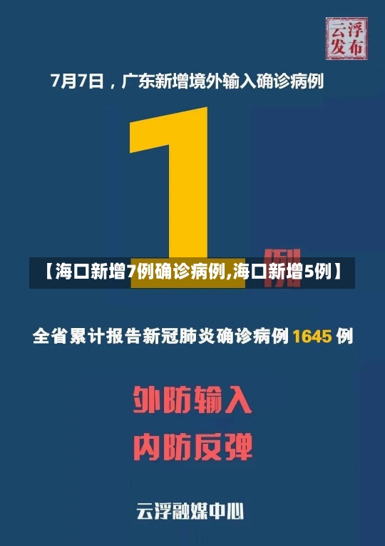 【海口新增7例确诊病例,海口新增5例】-第2张图片-建明新闻