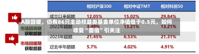 A股回暖，仍有86只主动权益类基金单位净值低于0.5元，如何收复“面值”引关注-第2张图片-建明新闻