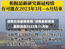 湖南近来最新疫情/湖南最新疫情最新消息2023年11月份-第1张图片-建明新闻