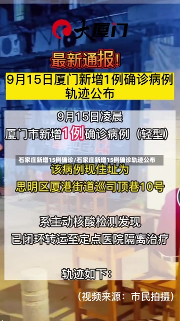 石家庄新增15例确诊/石家庄新增15例确诊轨迹公布-第1张图片-建明新闻