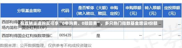 在直销渠道购买可享“0申购费、0赎回费”，多只热门指数基金增设I份额-第1张图片-建明新闻