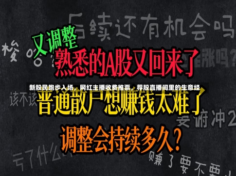 新股民跑步入场，网红主播收费推票，荐股直播间里的生意经-第2张图片-建明新闻