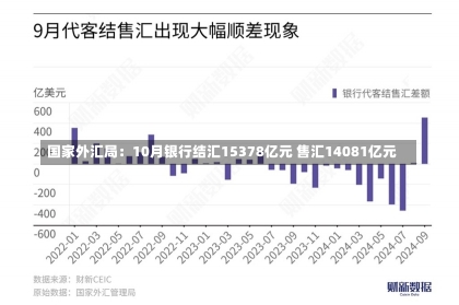 国家外汇局：10月银行结汇15378亿元 售汇14081亿元-第1张图片-建明新闻