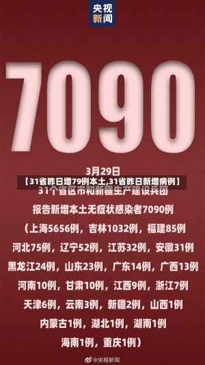 【31省昨日增79例本土,31省昨日新增病例】-第1张图片-建明新闻